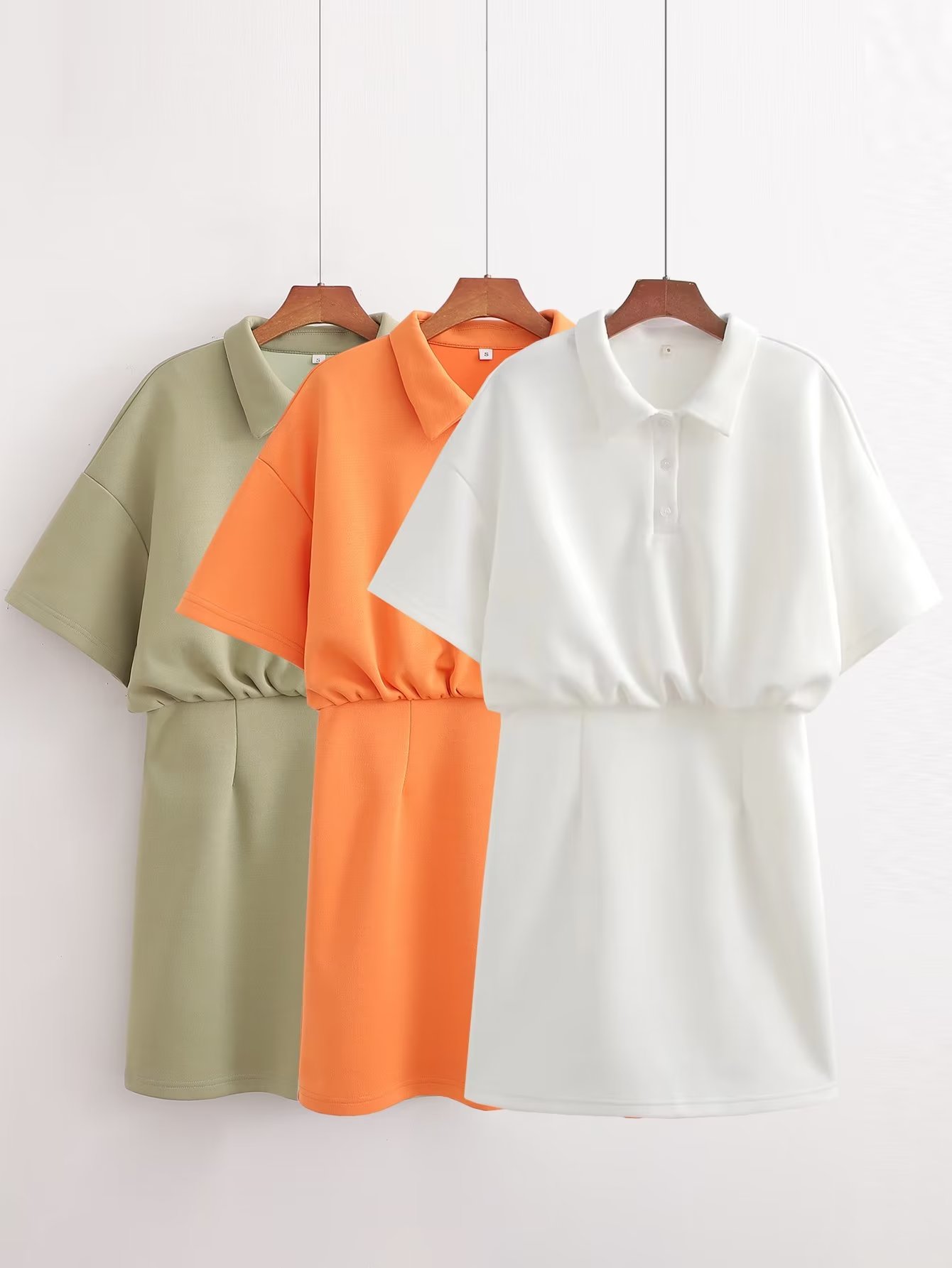 Women Clothing French Waist Slimming Casual Knitted Batwing Sleeve Short Dress
