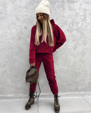 product - wholesale Spring Autumn Salt Western Casual Sports Comfortable Two Piece Set - 1