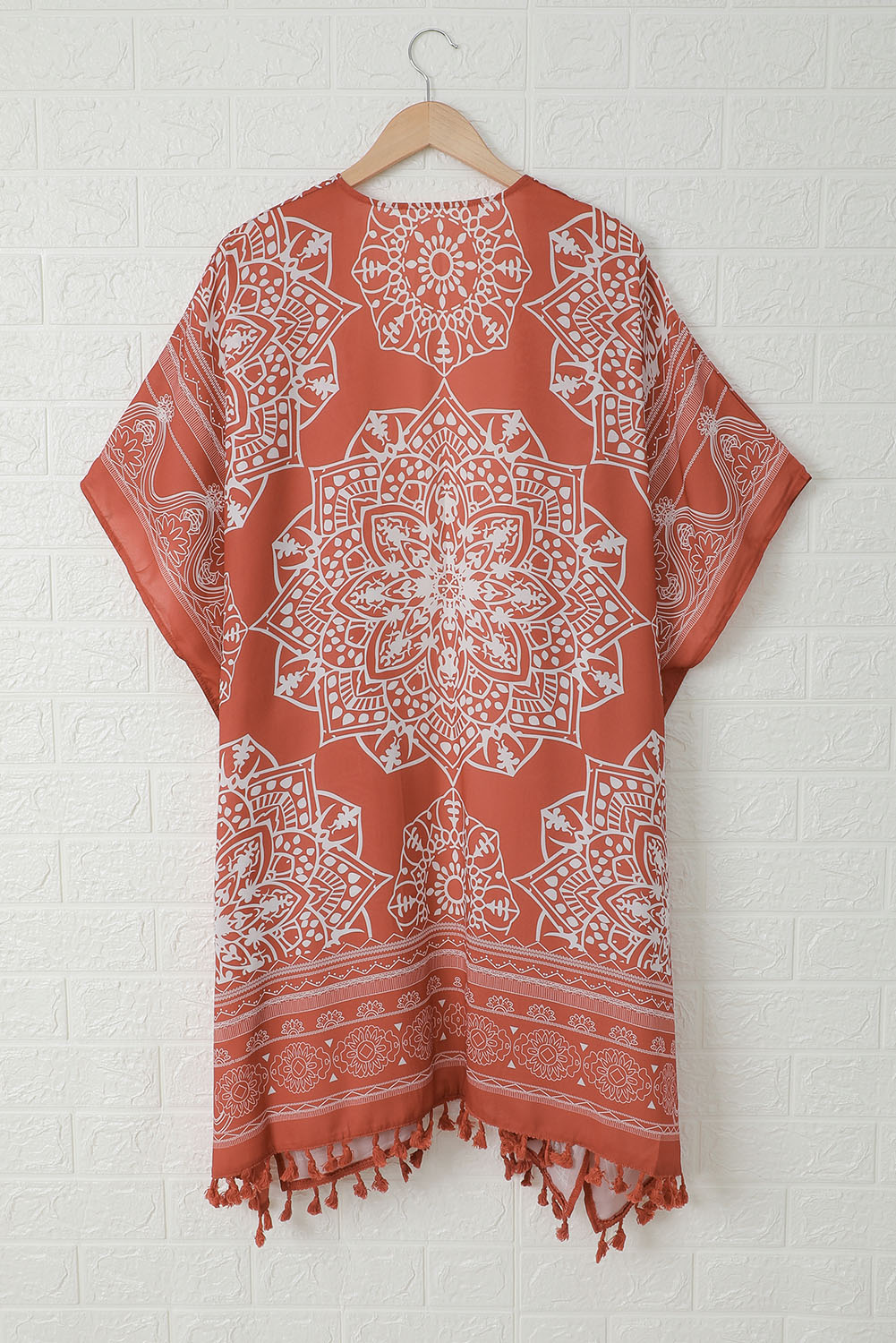 Brown Tassel Kimono - Swimsuits - Uniqistic.com