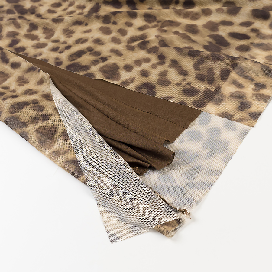 Vestido clásico con estampado de leopardo estilo western, todo a juego, hecho a mano para mujer