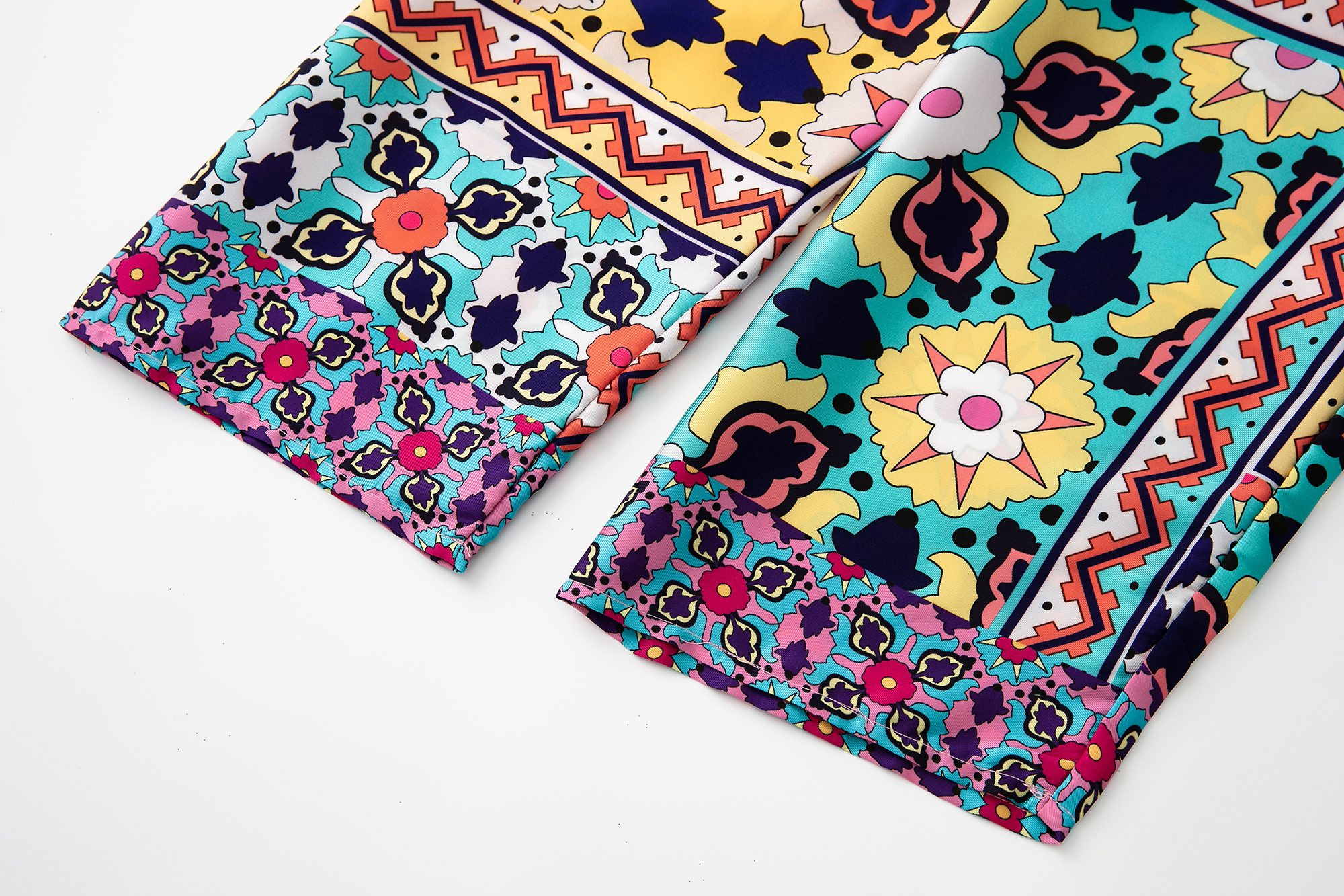 Summer Casual Women Clothing Printed with Belt Printed Kimono Dress