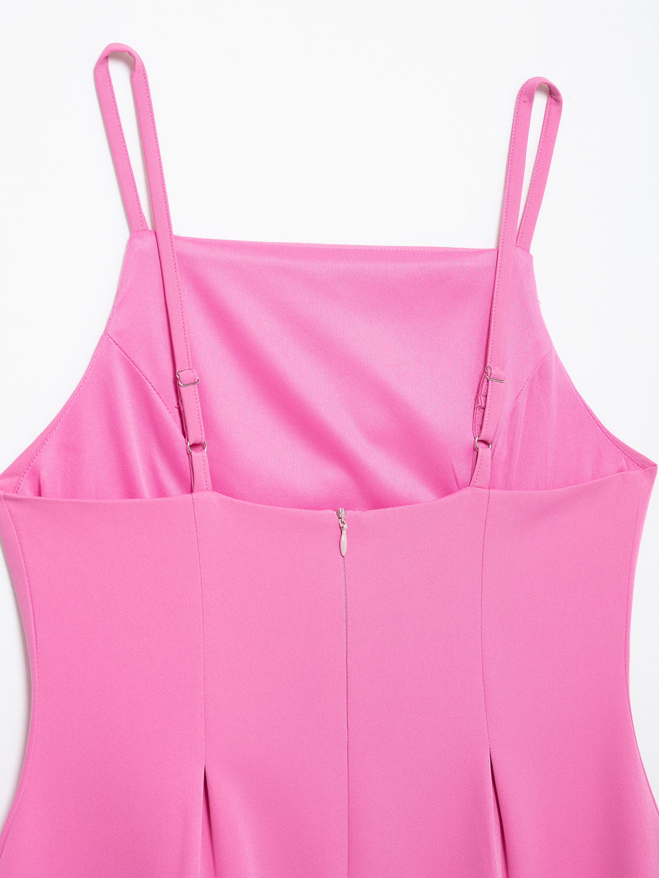 Vestido corto plisado sin mangas, elegante, sencillo y elegante para mujer de primavera.