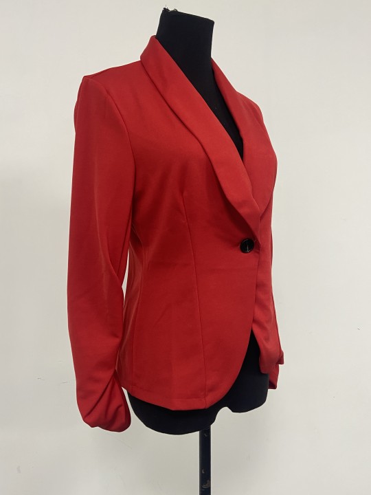 Pleated Sleeve Work Office Blazer - Coats & Jackets - Uniqistic.com