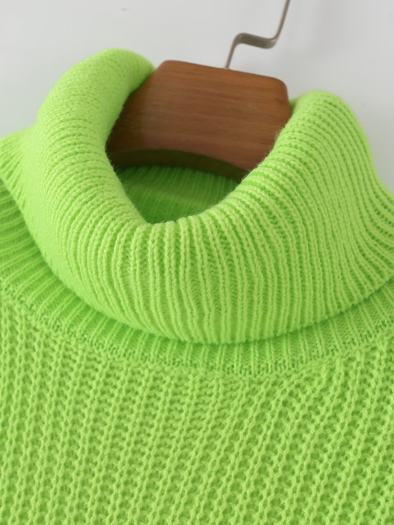 Lazy Big Needle Coarse Yarn High Collar Loose Sweater - Sweaters - Uniqistic.com