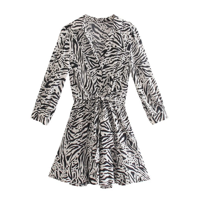 Spring Animal Print Dress - Dresses - Uniqistic.com