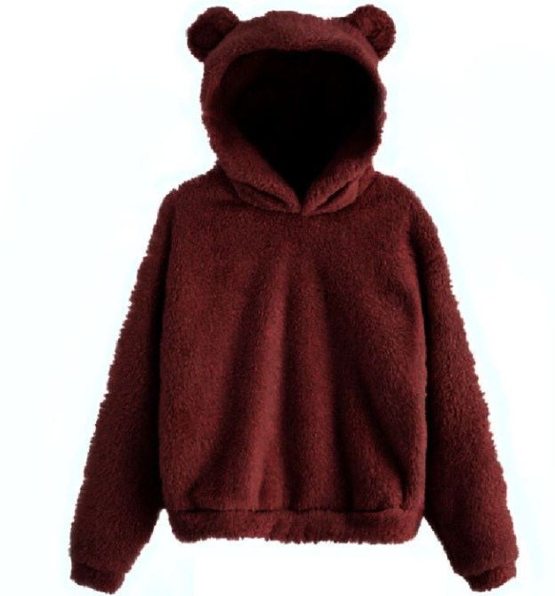 Fluffy Rabbit Ears Hooded Warm Sweater - Hoodies & Sweatshirts - Uniqistic.com