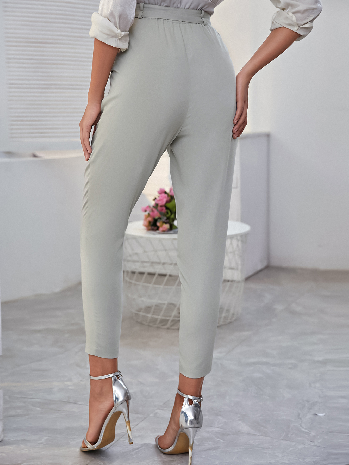 Fashion Side Pocket Office Trousers - Pants - Uniqistic.com