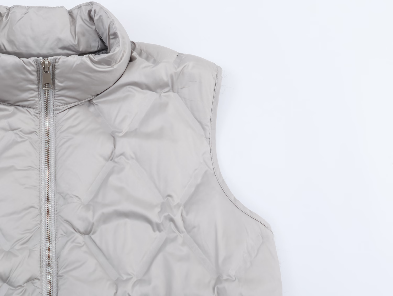 Winter Towel Needle Patchwork Stand up Collar Diamond Zipper Sleeveless Waistcoat Vest 20 Winter Towel Needle Patchwork Stand Up Collar Diamond Zipper Sleeveless Waistcoat Vest