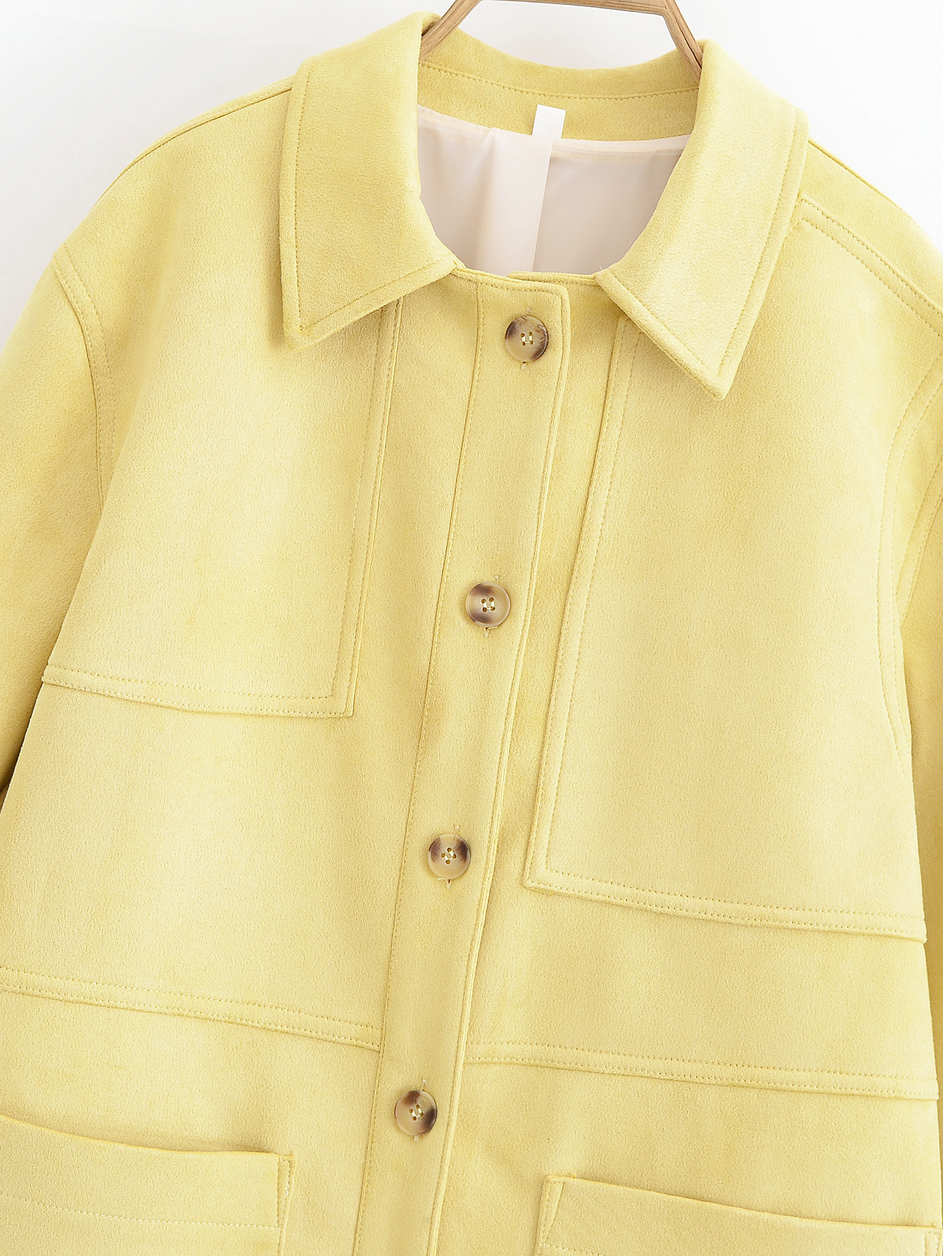 Autumn Winter Suede Loose Top Jacket Coat 20 Autumn Winter Suede Loose Top Jacket Coat