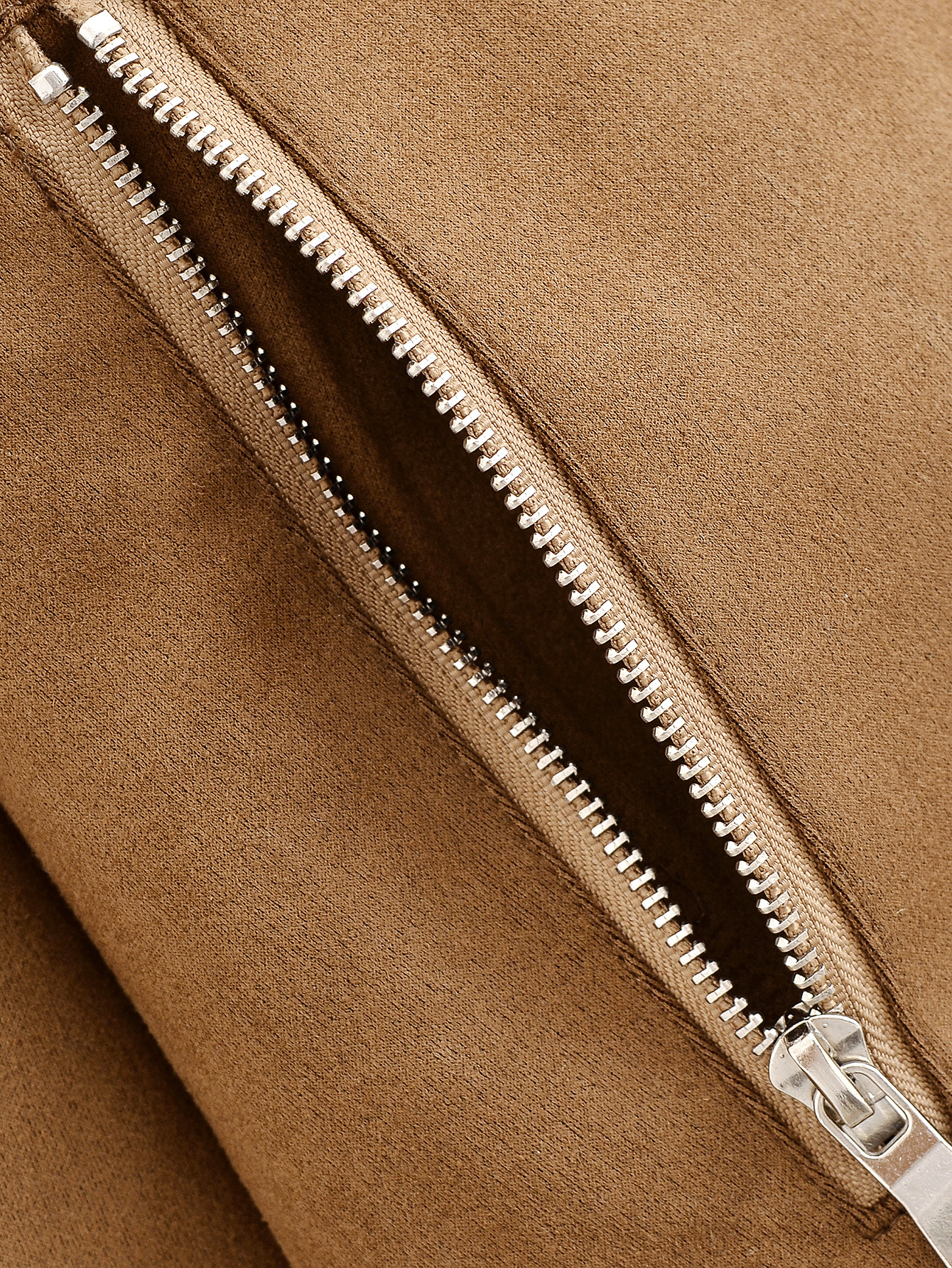 Personality Street All Match Suede Zipper Collared Coat 17 Personality Street All Match Suede Zipper Collared Coat