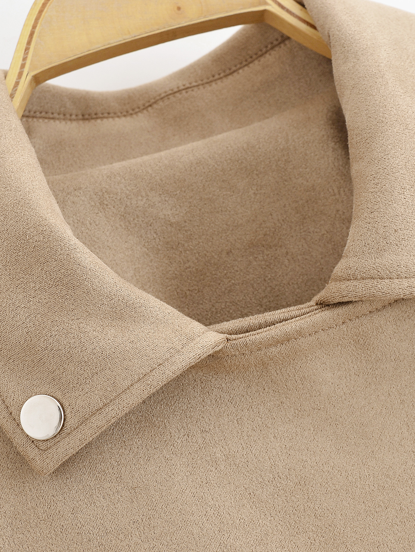 Elegant Suede Zipper Collared Motorcycle Jacket 21 Elegant Suede Zipper Collared Motorcycle Jacket
