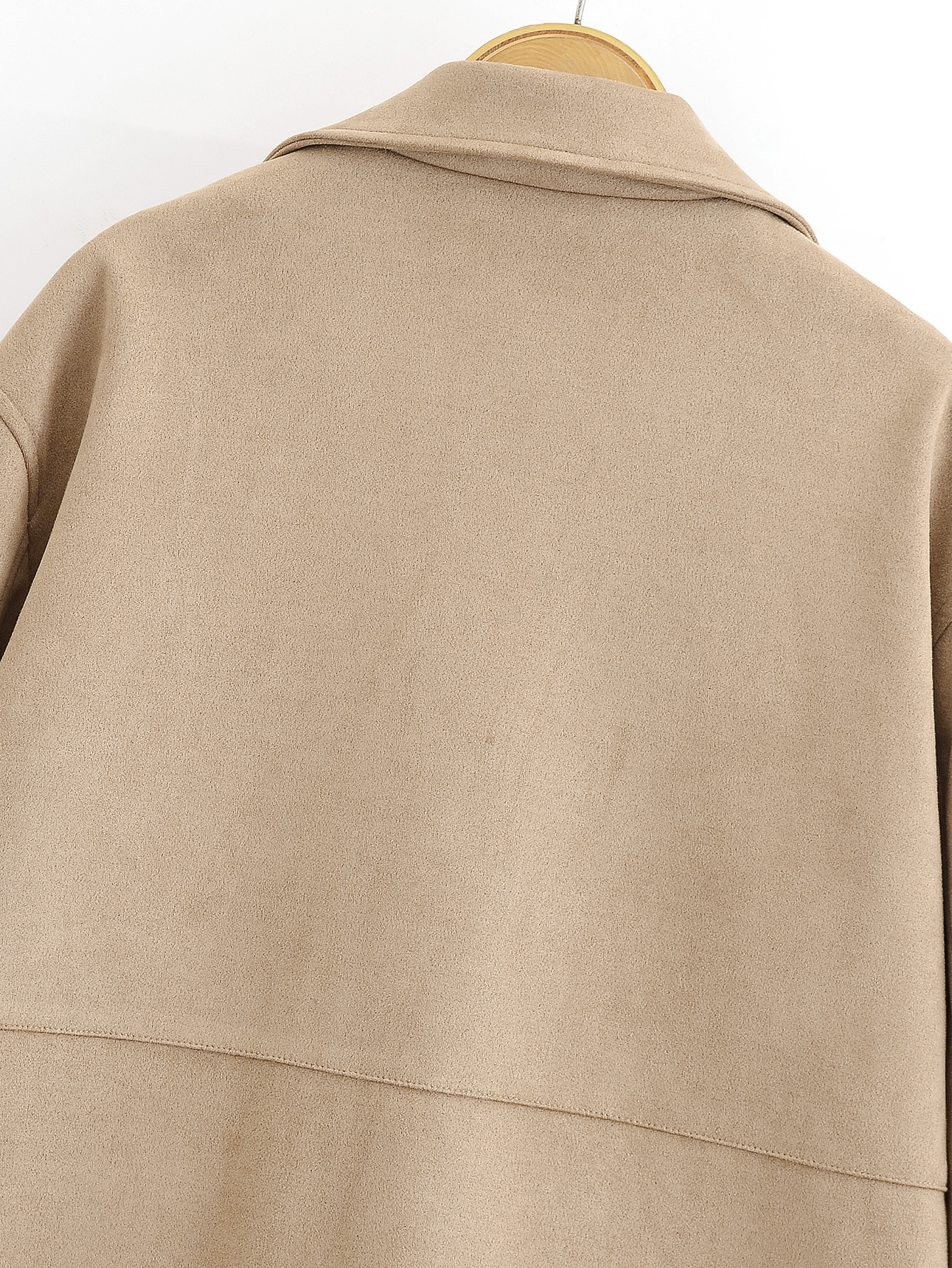 Elegant Suede Zipper Collared Motorcycle Jacket 27 Elegant Suede Zipper Collared Motorcycle Jacket