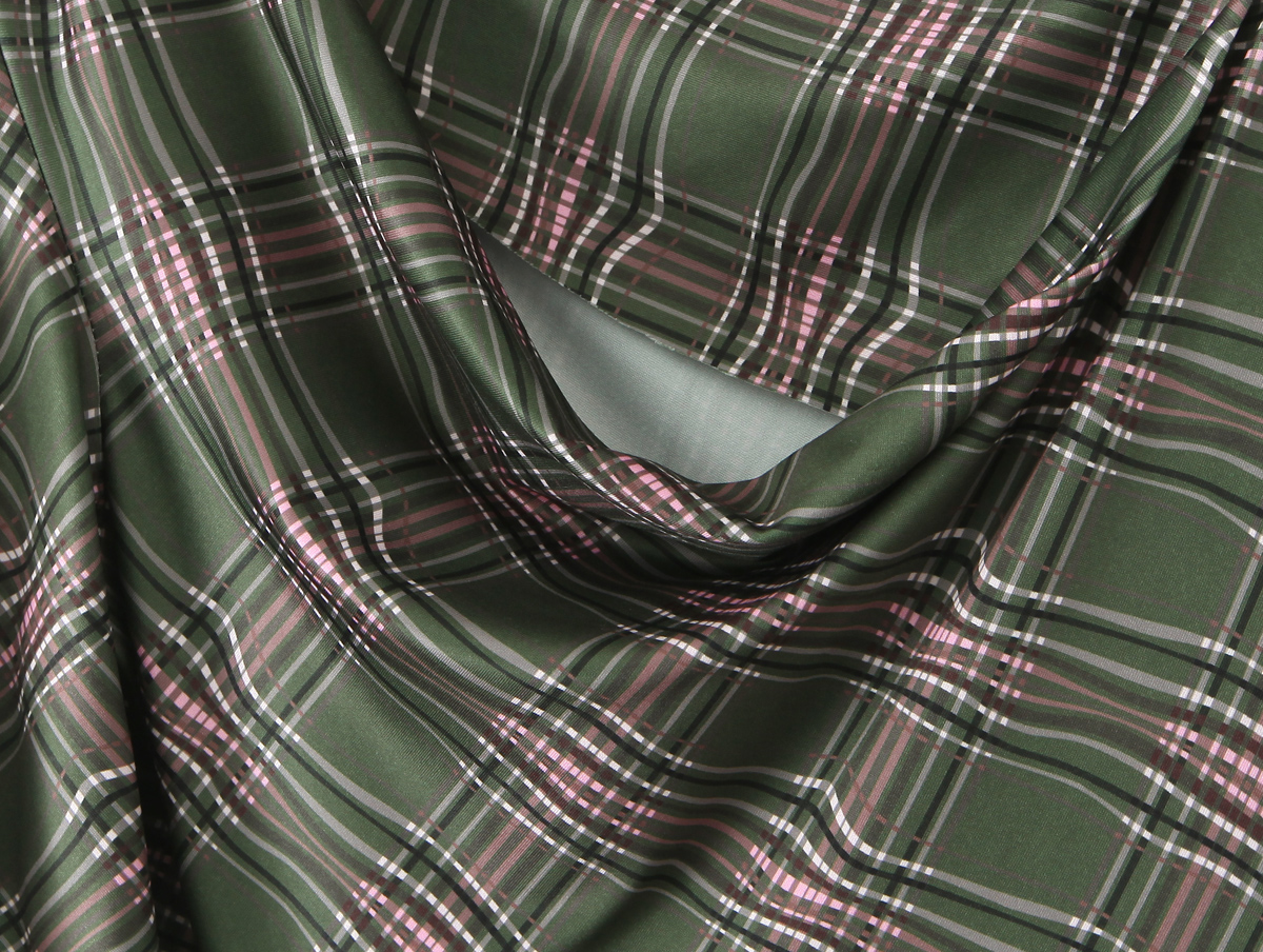 Early Spring Shoulder Diagonal Collar Retro Plaid High Elastic Irregular Asymmetric Design Dress