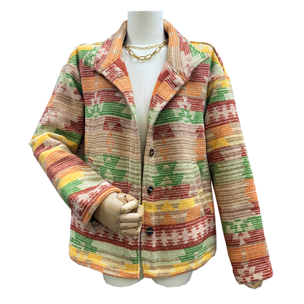 Woolen Aztec Coat Jacket - Coats & Jackets - Uniqistic.com