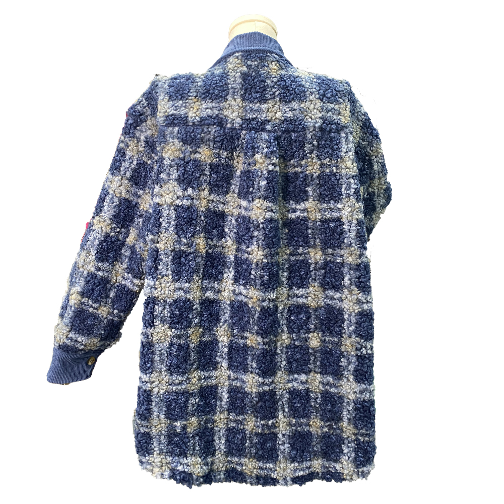 Plaid Lamb Wool Stitching Corduroy Jacket - Coats & Jackets - Uniqistic.com