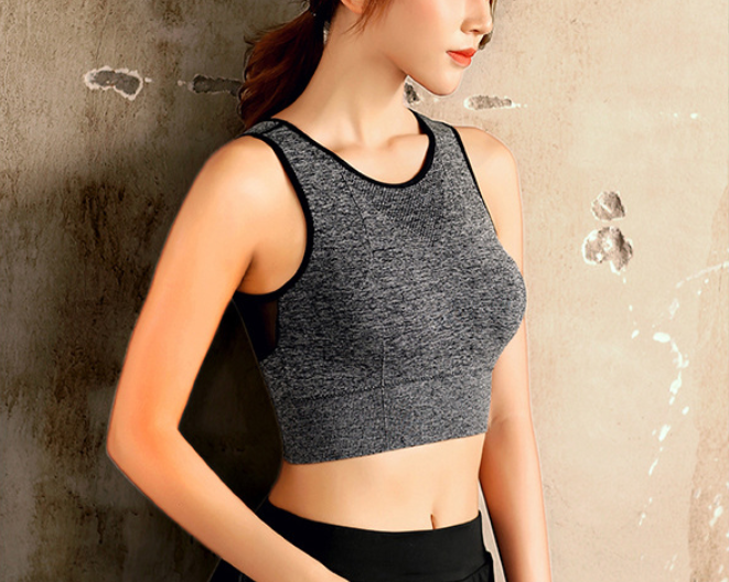 Seamless Beautiful Back Sports High Shockproof Fitness Clothing