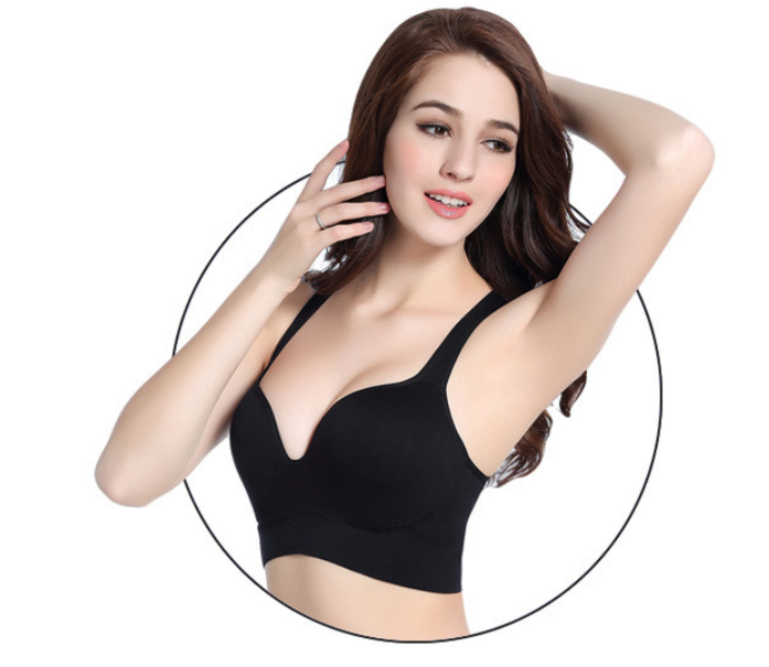 Plus Size Traceless 3d Wireless Push Up Sports Bra at Rs 650