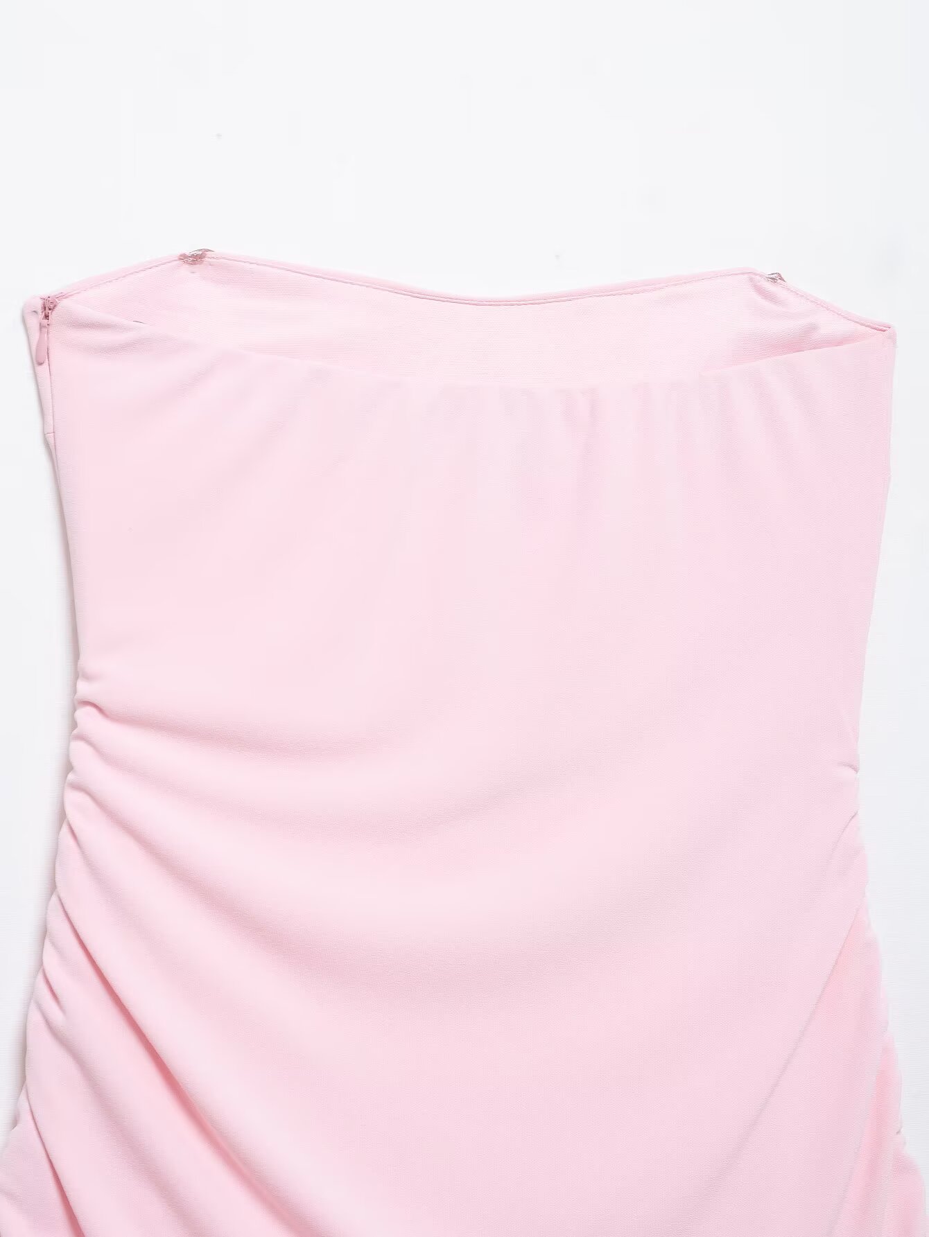 Women Wear Spring Sexy Sweet Spicy Pleated Tube Top Dress