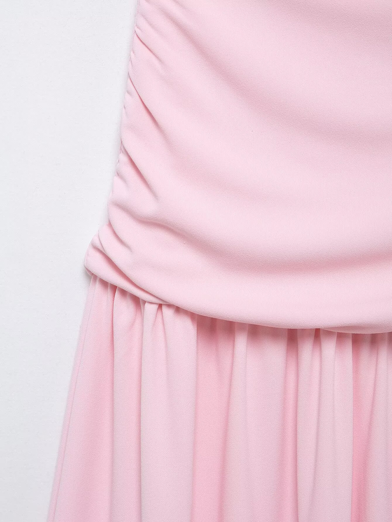 Women Wear Spring Sexy Sweet Spicy Pleated Tube Top Dress