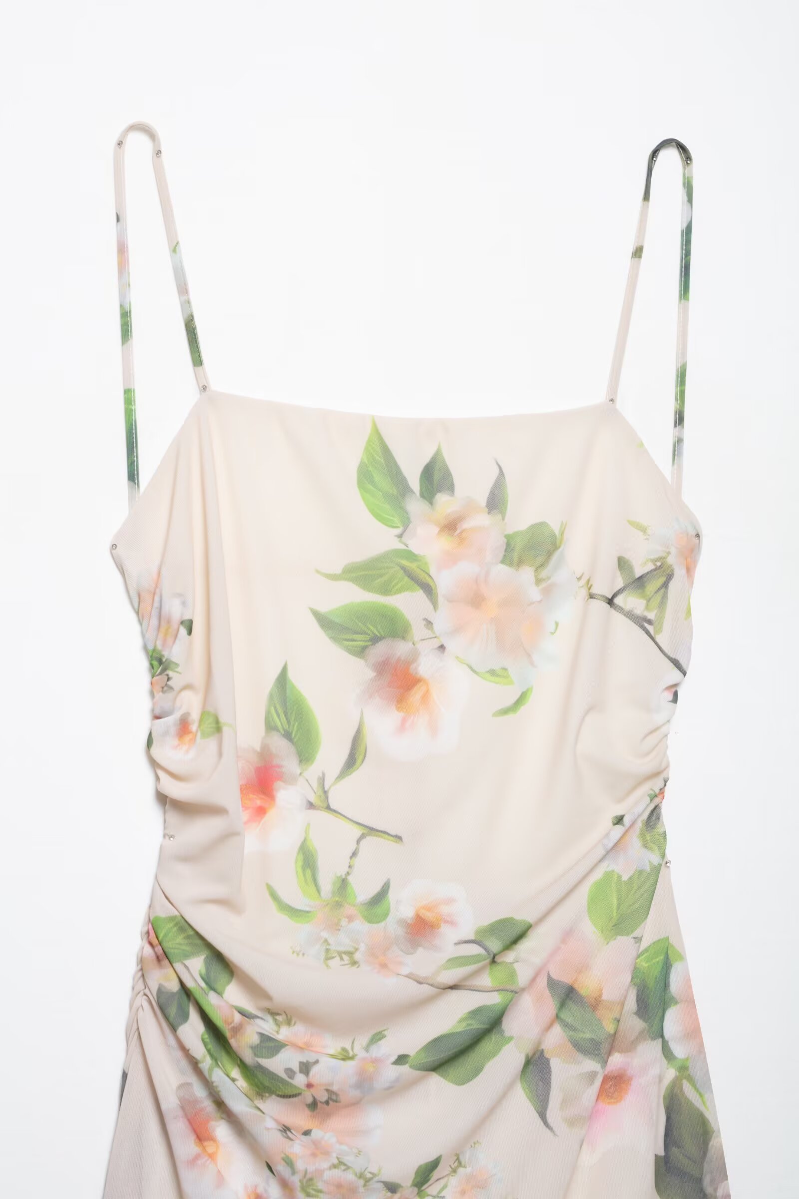 Sexy Big Backless Laminated Decoration Printing Dress Summer Asymmetric