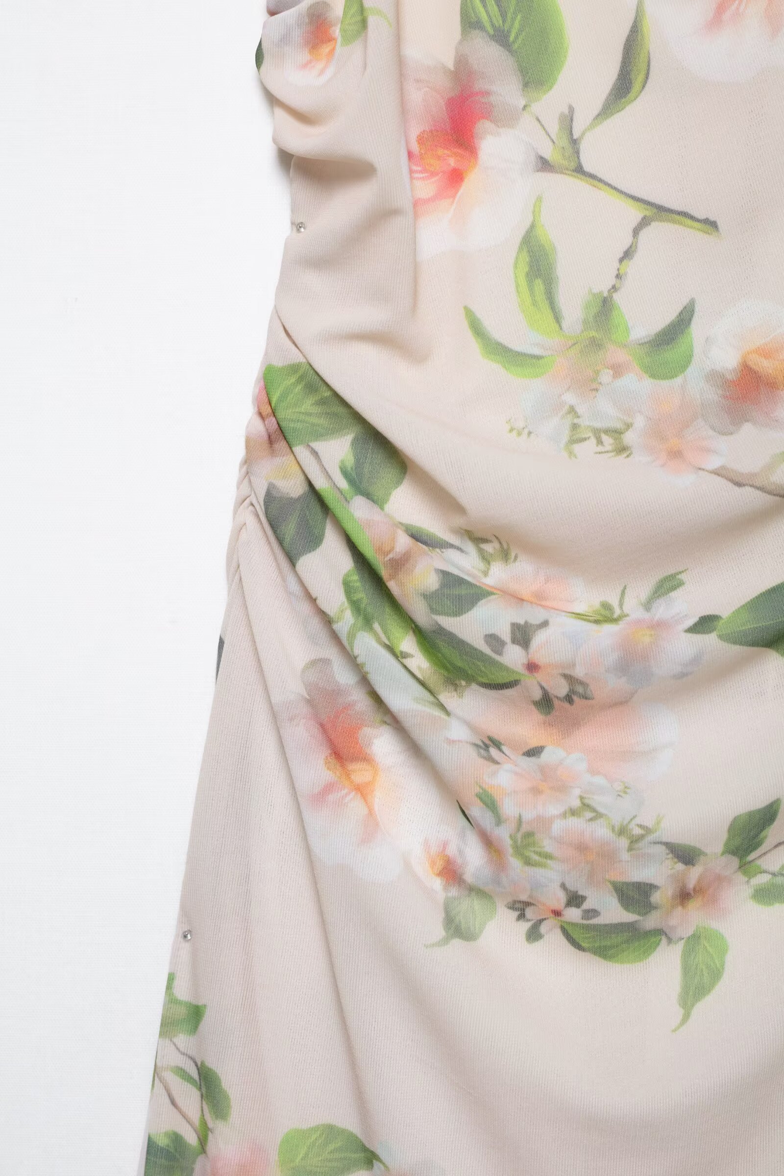 Sexy Big Backless Laminated Decoration Printing Dress Summer Asymmetric
