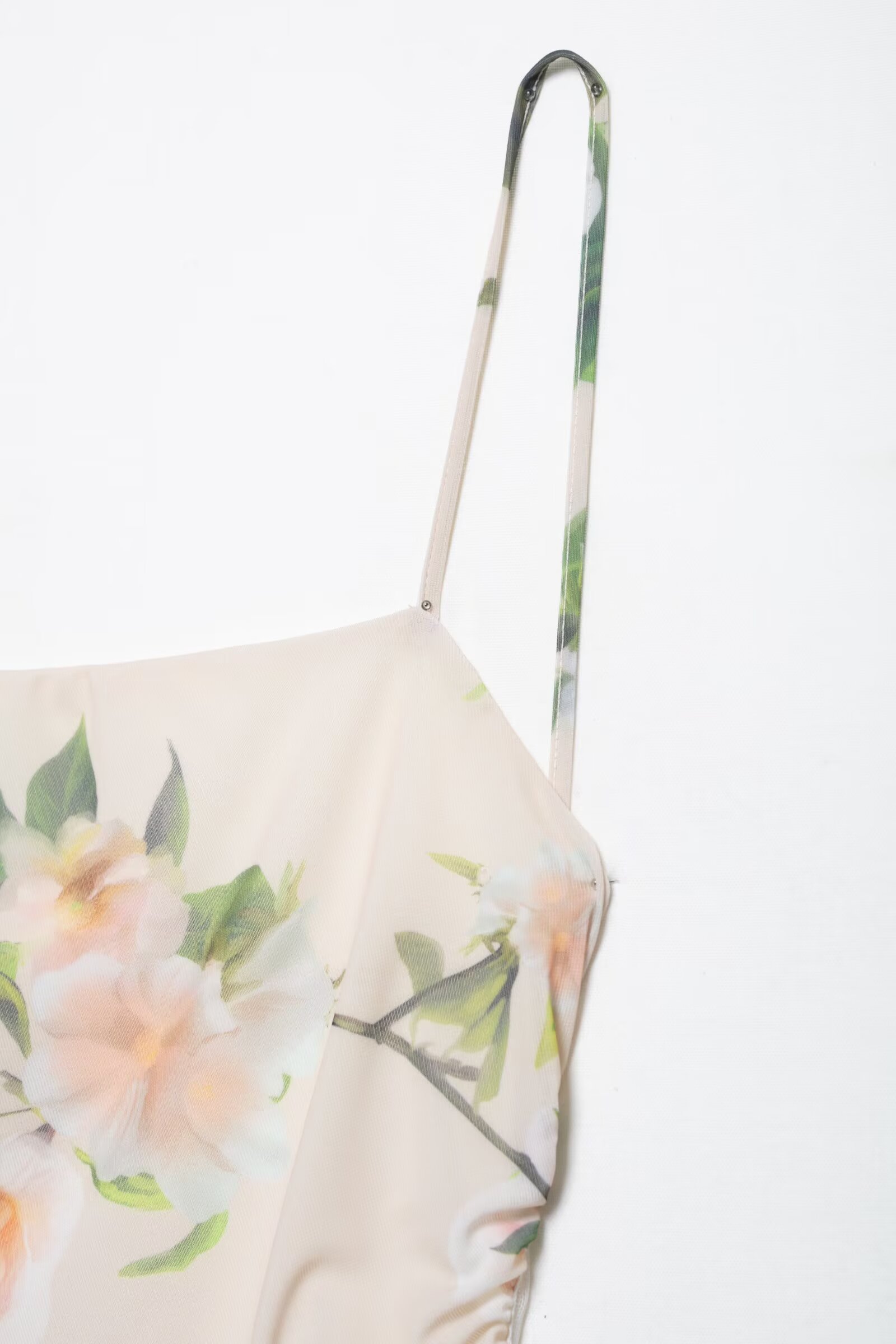 Sexy Big Backless Laminated Decoration Printing Dress Summer Asymmetric