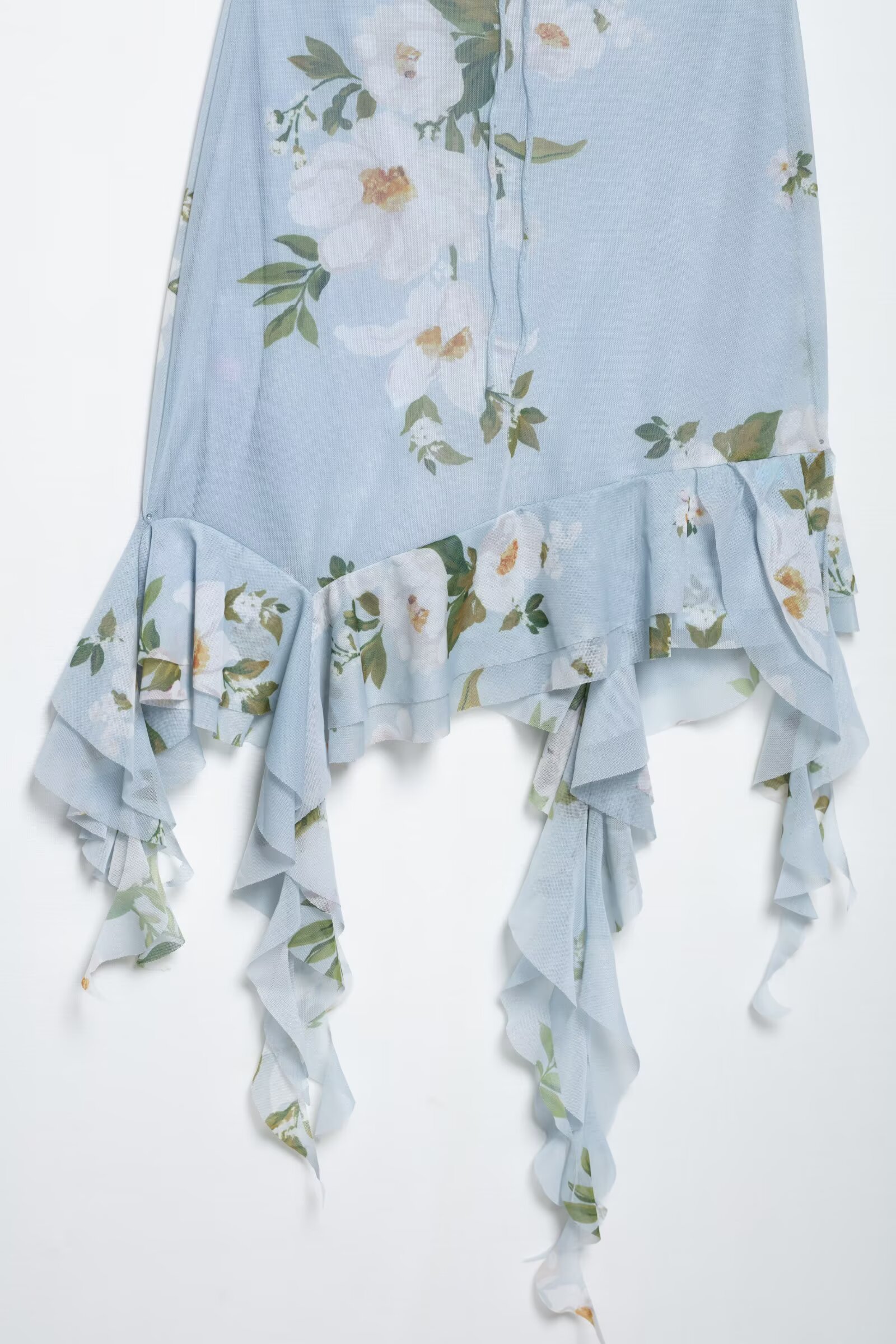 Women Clothing Printing Silk Net Short Dress