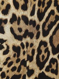 Women Clothing Summer Casual Animal Print Short Sleeve Mid Length Dress Women