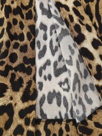 Women Clothing Summer Casual Animal Print Short Sleeve Mid Length Dress Women